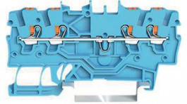 2200-1404, Feedthru Terminal, Cage Clamp, 4 Poles, 0.14 ... 1.5mm\x1a, Wago