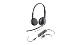 209747-22, Headset, Blackwire 3200, Stereo, On-Ear, 20kHz, USB/Stereo Jack Plug 3.5 mm, Bla, Poly