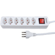 KF-SB-06K-W1 Outlet strip 6 Type 12 - 1.5 m
