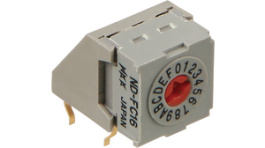 NDFC16H, Переключатель: кодирующий переключатель; Пол: 16; 0,1A/50ВDC, NKK Switches (NIKKAI, Nihon)