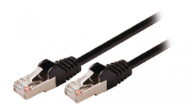 VLCP85121B025, Patch Cable CAT5e SF/UTP 0.25 m Black, Valueline