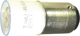166K 13 2420 EB, LED indicator lamp BA15d 24 VAC/DC, Taunuslicht