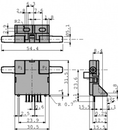 AWM2100V, Датчик: расхода газа; Uпит:8?15ВDC; Диапазон: ±200sccm; -25?85°C, Honeywell