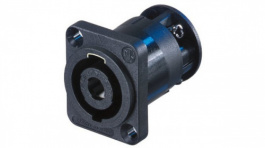 NL4MP-ST, Appliance plug, Speakon black 4P, Neutrik