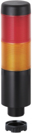 699 130 75, LED stacking beacon Kompakt 37, red/yellow, WERMA Signaltechnik