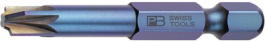 PB E6-180/2, Combination bit slotted/Pozidriv 50 mm PZ 2, PB Swiss Tools