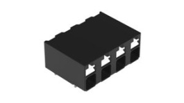 2086-3204, Wire-To-Board Terminal Block, THT, 5mm Pitch, Right Angle, Push-In, 4 Poles, Wago