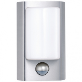 L 610 LED, Light fixture with sensor outdoor 8 W silver, Steinel