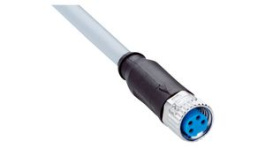 YF8U14-050VA3XLEAX, Соединительный кабель; M8; PIN: 4; прямой; 5м; вилка; 60ВAC; 4А; IP67, SICK
