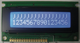 DEM 16217 SBH-PW-N, ЖК-точечная матрица 5.55 mm 2 x 16, Display Elektronik