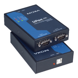 UPORT 1250I, USB to 2x RS232/422/485 converter, Moxa