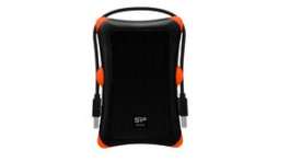 SP000HSPHDA30S3K, Hard Disk Enclosure 2.5" SATA III Black / Orange, Silicon Power
