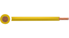 RND 475-00629 [100 м], Tri-Rated Wire, 2.50 mm\x1a, yellow Copper bare PVC, RND Cable