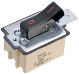 0344.0201, Rocker switch 3P 16 A 400 VAC, Marquardt