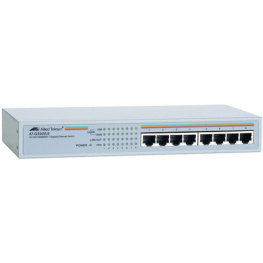 AT-GS900/8, Switch 8x 10/100/1000 - Desktop 19^, Allied Telesis