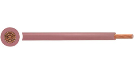 RND 475-00601 [100 м], Tri-Rated Wire, 2.50 mm\x1a, pink Copper bare PVC, RND Cable