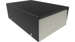 1454H, Metal Instrument Case, Black / Grey, Steel, 1454, Hammond