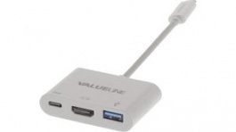 CCGP64765WT02, USB Type-C Adapter Cable USB-C Plug - USB A Socket/USB-C 3.1 Socket/HDMI Socket, Nedis (HQ)