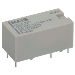 DE1A-L2-24V, PCB power relay 24 VDC 200 mW, Panasonic