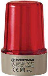 85010038, Continuous light, red, WERMA Signaltechnik