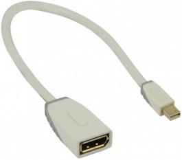 BBM37450W02, Mini DisplayPort adapter cable DisplayPort - Mini DisplayPort f - m, Bandridge