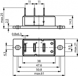 SKKD15/08, Модуль: диодный; 800В; 13А; на провод; A3,SEMIPACK0, SEMIKRON