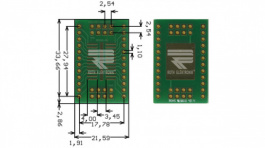 RE936-09, Prototyping board FR4 Epoxide + chem. Au, Roth Elektronik