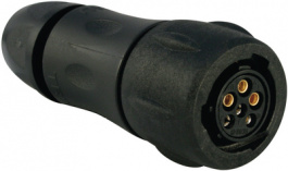 UTS6JC103W3S, Cable socket UTS 6-pin size 10, Souriau Esterline Sunbank