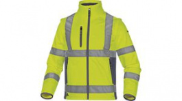 MOON2JG3X, Softshell jacket Size 3XL Flourescent Yellow, Delta Plus