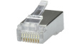 VLCB89300T RJ45 connector, 5-pack Cat.5 unshielded