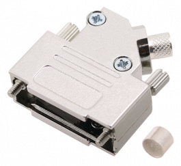 D45ZK-25-CZK-9.5-K, D-Sub metal hood 25P, Encitech Connectors