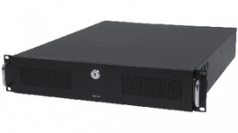 UNC-210S-B, 19" PC housing 2HE 350 W black, CHIEFTEC