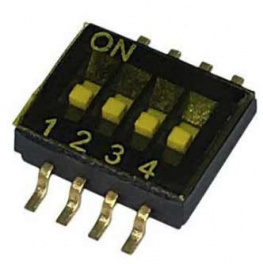 RND 210-00184, DIP switch 4P, RND Components