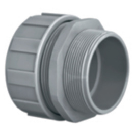 PSR50-S-M50 GY, Conduit fitting Rated width=50 M50 grey, HellermannTyton