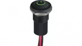 IXR3W02GRXN9, Illuminated Pushbutton Switch, 100 mA, 28 VDC, APEM