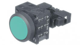 3SB3203-0AA11, Pushbutton Flat, Complete, Black, Illumination=No, Siemens