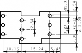 1596320000, PCB Terminal Block 3x 3P5.08 mm, Weidmuller