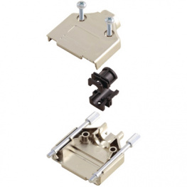 MHDTPK37-K, D-Sub metalized hood 37P, MH Connectors