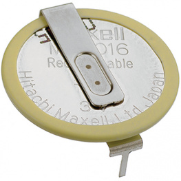 ML2016T6, Button cell battery Lithium 3 V 25 mAh, Maxell