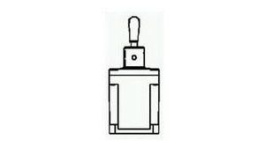 101TL2834-7, Toggle Switch, SPDT, Momentary, 0.1A, 28, Honeywell