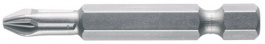 70420250, Long bit for Pozidriv cross-head screws 50 mm PZ2, Wiha