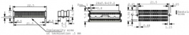 114713, Pin header 50 P, Erni / TE