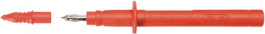 SPS 2124 / RT, Safety test probe diam. 4 mm red, Schutzinger