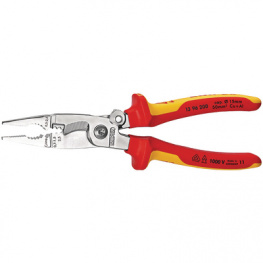 13 96 200, Electricians Pliers with Cable Cutter VDE, Knipex