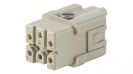 1912460000, Socket Insert, Size 1, 5 Poles, Crimp, 250V, 16A, Weidmuller