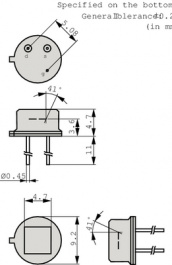 IRA-E940ST1, Pyroelectric IR sensor, Murata