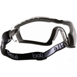 COBRA KIT FOAM+STRAP, Protective goggles Black EN 166 Optical class-1 2C-1.2 100%, Bolle Safety