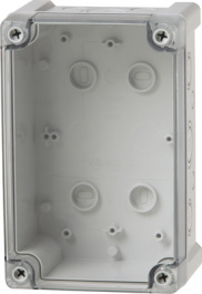 TAM 191209T enclosure, Plastic enclosure grey, RAL 7035 187 x 122 x 90 mm ABS, Fibox