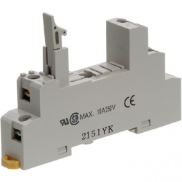 P2RF-05-E, Панелька; PIN:5; 10А; 250ВAC; Назначение: H3RN-1,G2R-1-S; -55?70°C, Omron