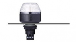 801626405, LED Signal Beacon, Continuous, Red/Green, 24VAC / DC, Panel Mount, IDM, Auer